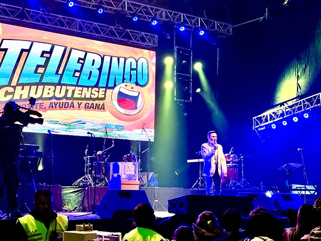El Telebingo Chubutense abrió la Fiesta del Cordero en Puerto Madryn