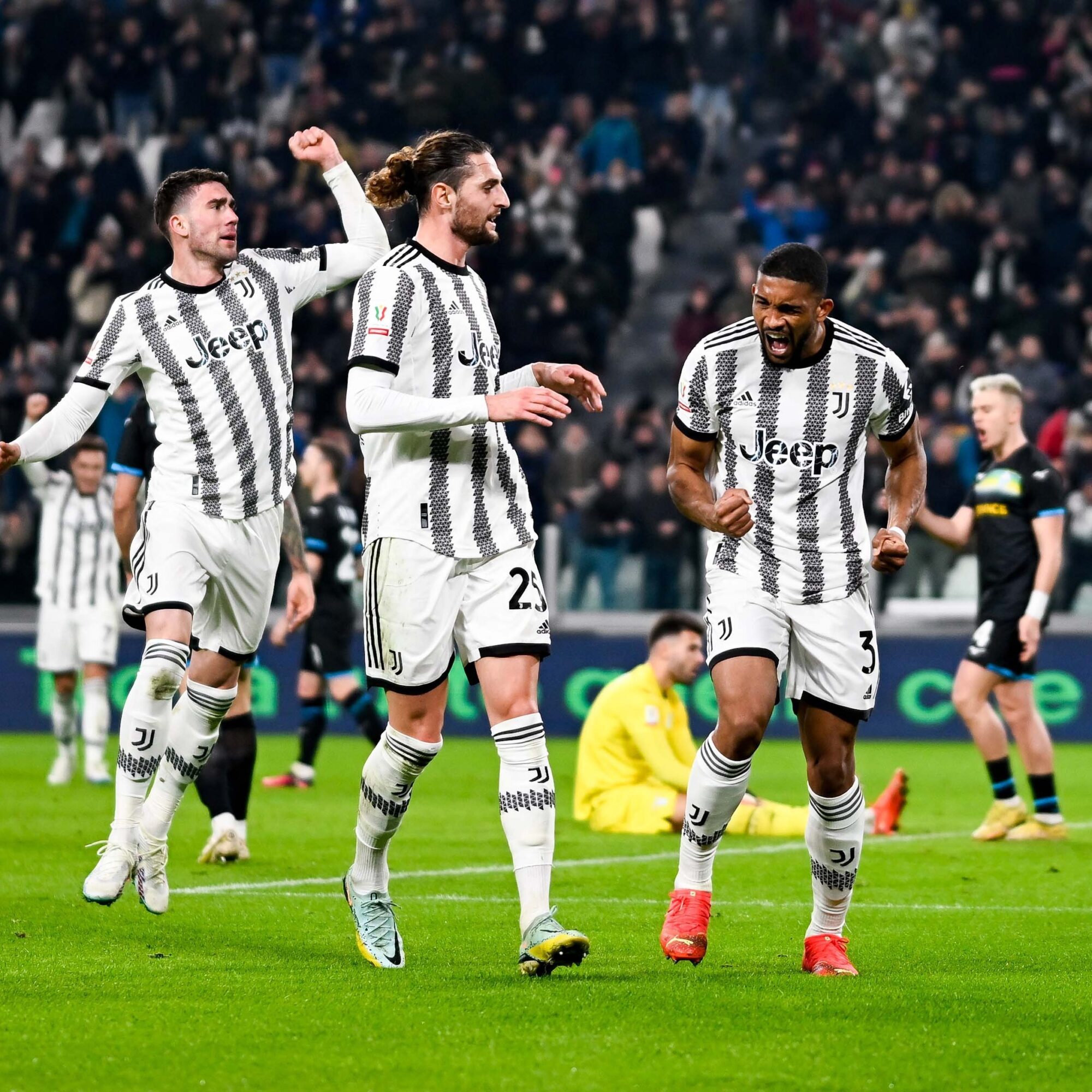 Juventus, con Di María, venció a Lazio y avanzó a las semifinales de la Copa Italia