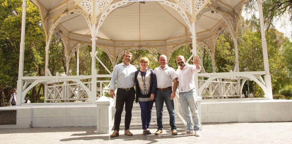 Los intendentes Biss, Agüero y James expresaron su fuerte apoyo a la candidatura de Massoni en Trelew