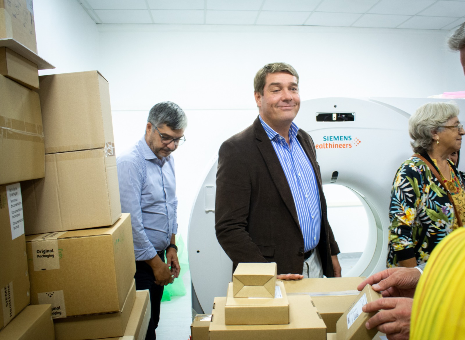 Biss celebró la llegada del tomógrafo y destacó el gran crecimiento del Hospital en los últimos 3 años