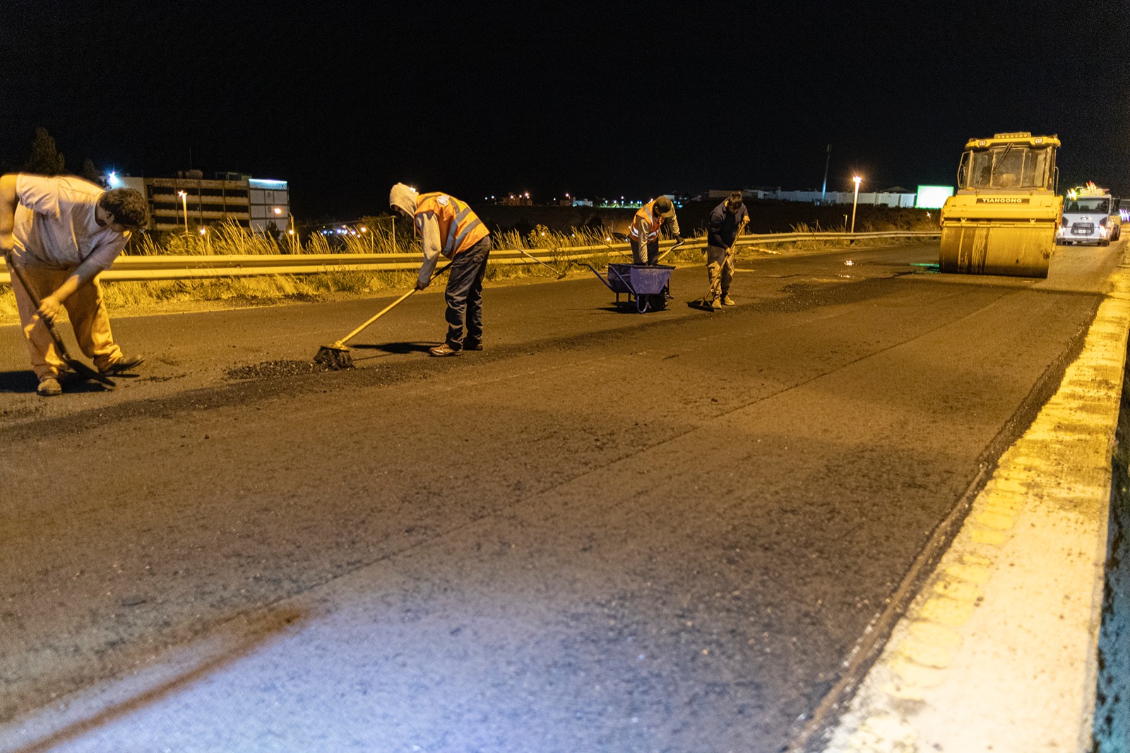 Comodoro: La Municipalidad avanza con tareas de reparación en la Ruta 3