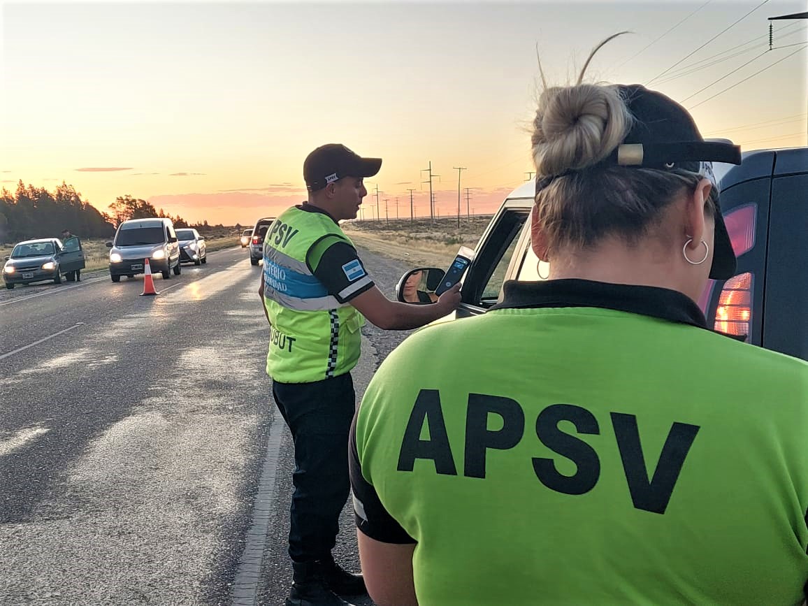 En comparación con el 2022 se duplicaron los controles y disminuyó la cantidad de heridos en siniestros viales en Chubut