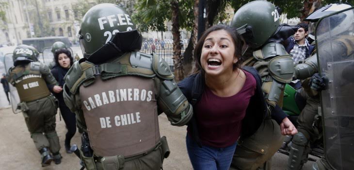 Dura advertencia: El Gobierno de Chile afirmó a estudiantes que si sus protestas alteran el orden, actuará Carabineros