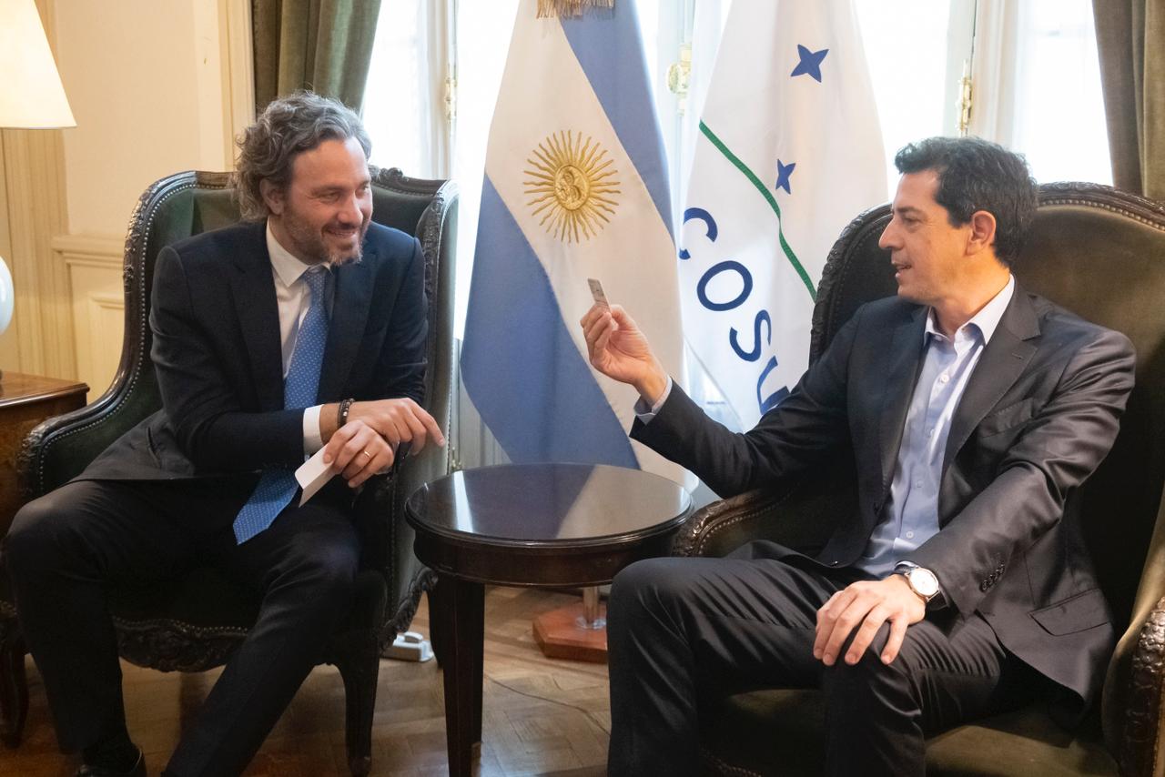 Wado de Pedro junto a Cafiero entregó nuevas credenciales para diplomáticos extranjeros que residen en Argentina