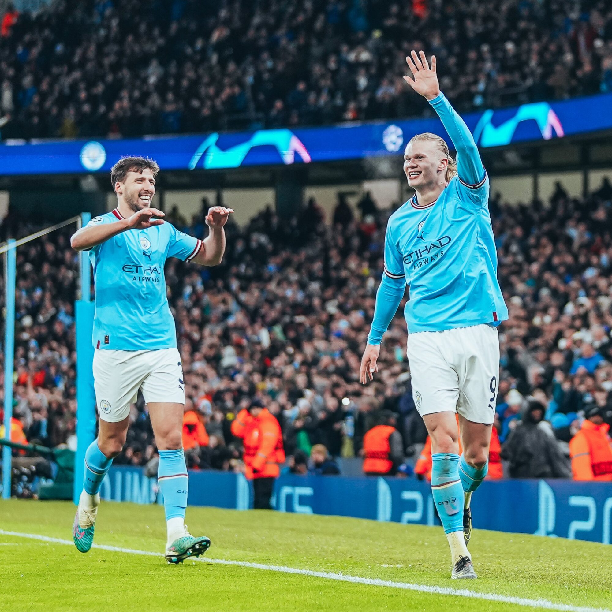 Champions League: Con un Haaland intratable, Manchester City aplastó a Leipzig y se metió en cuartos de final