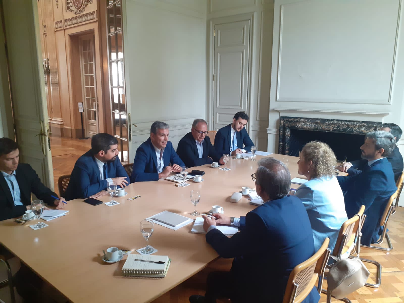 Funcionarios provinciales se reunieron con autoridades de la Cancillería Argentina para presentar los avances en materia de transición energética 