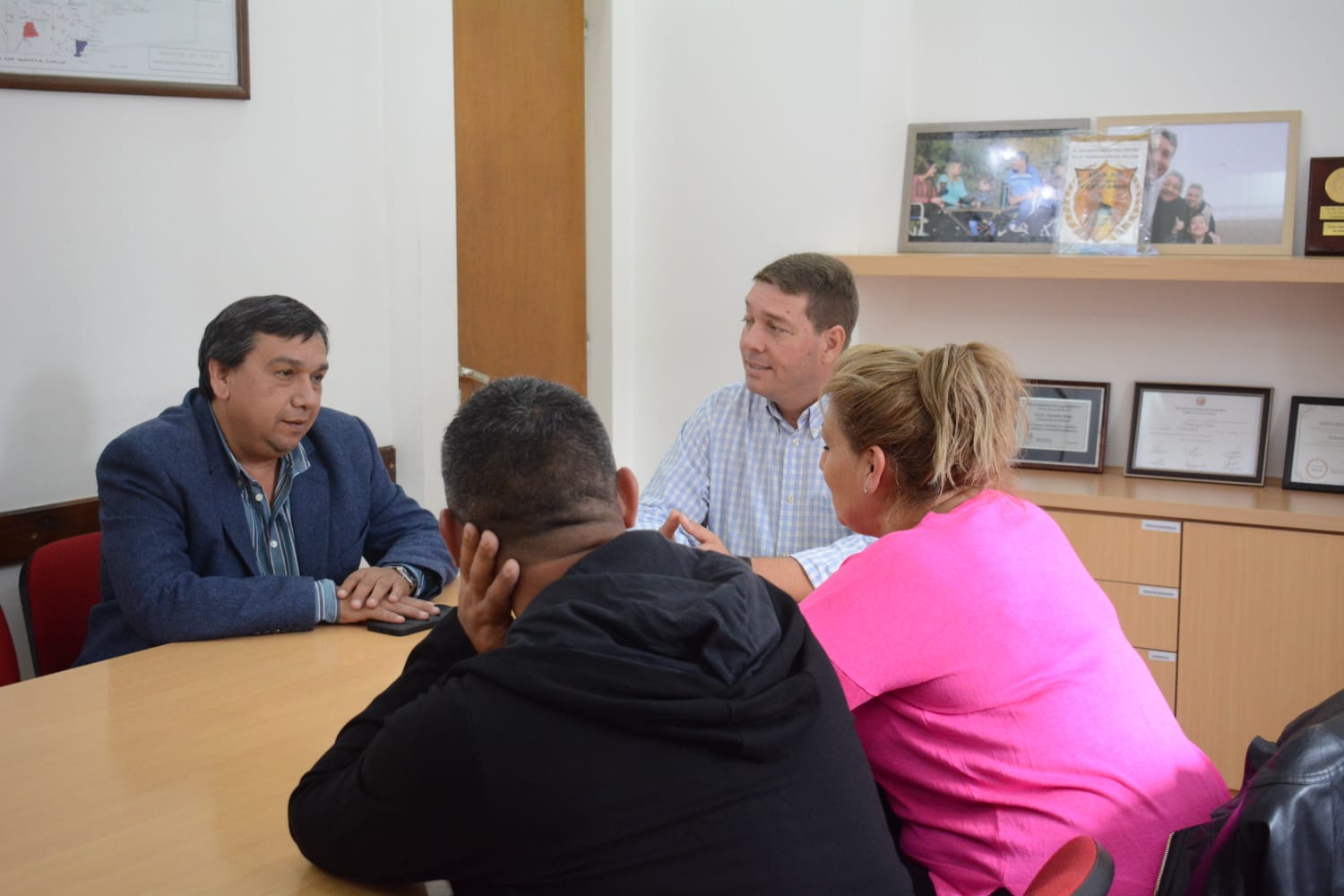 Biss recibió proyecto de nueva empresa dedicada a la construcción en Rawson