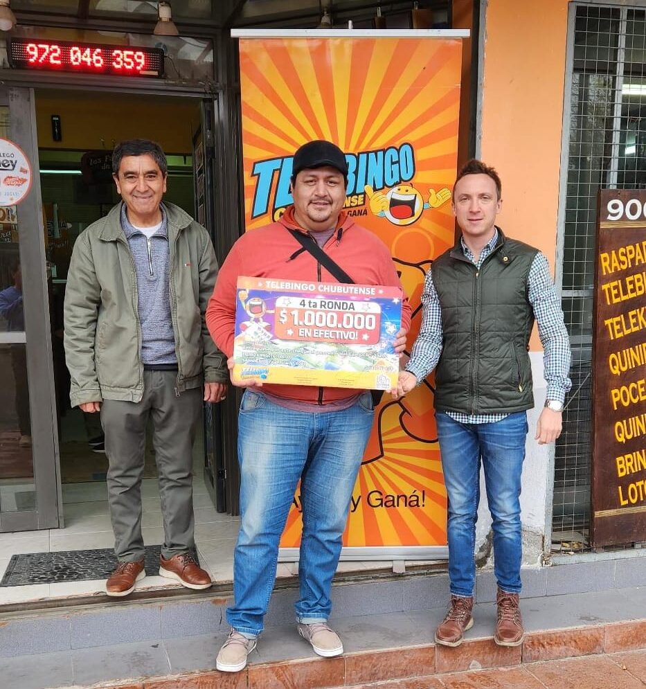 Lotería del Chubut entregó un millón de pesos en Sarmiento