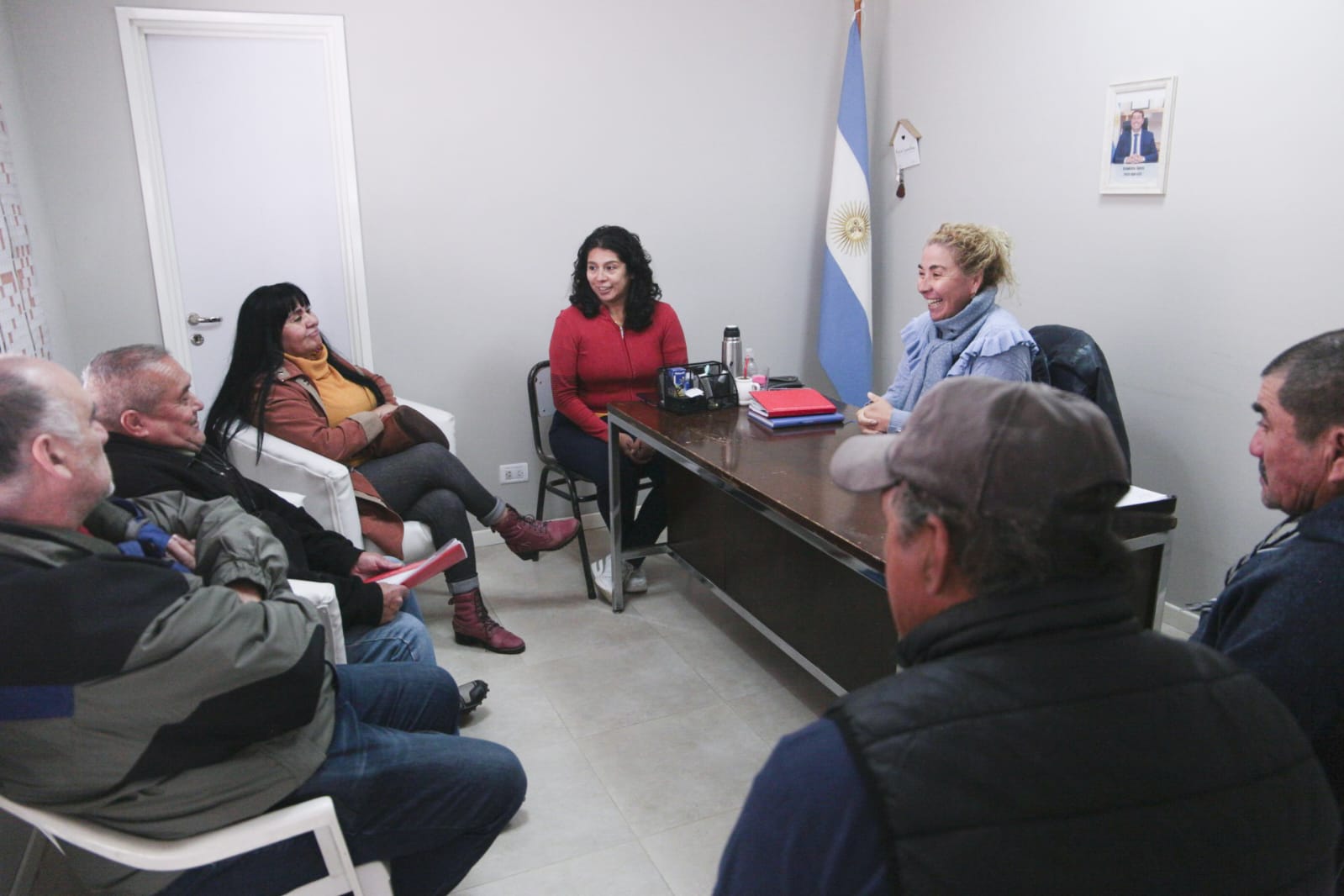 Rawson: El Municipio se reunió con vecinos de Magagna para incorporarlos al programa de electrointensivos