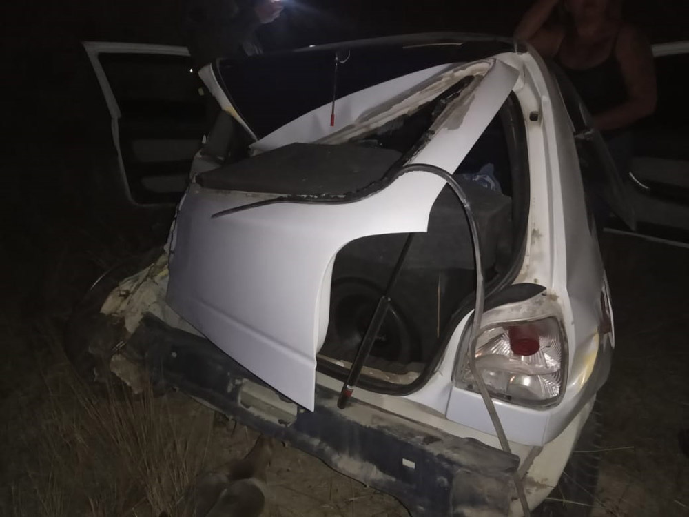 Dos autos y un camión protagonizaron un choque en cadena en la Doble Trocha Trelew – Madryn y una persona fue trasladada al hospital