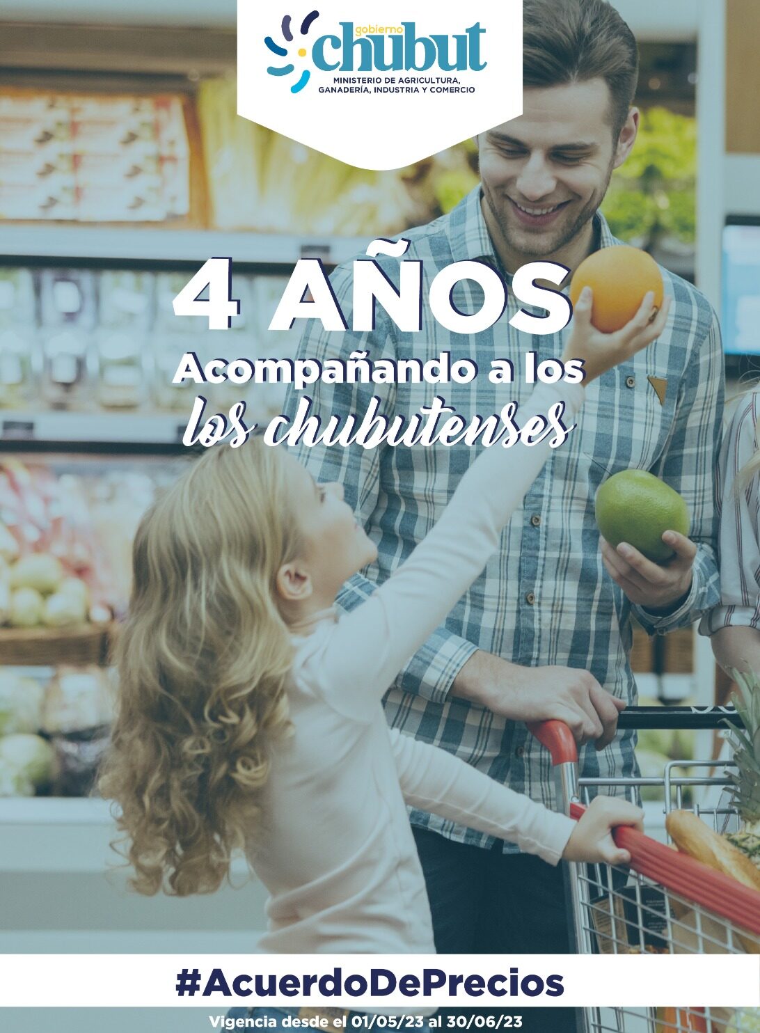 Chubut: El Gobierno renovó el acuerdo de descuento para empleados provinciales en cadenas de supermercados