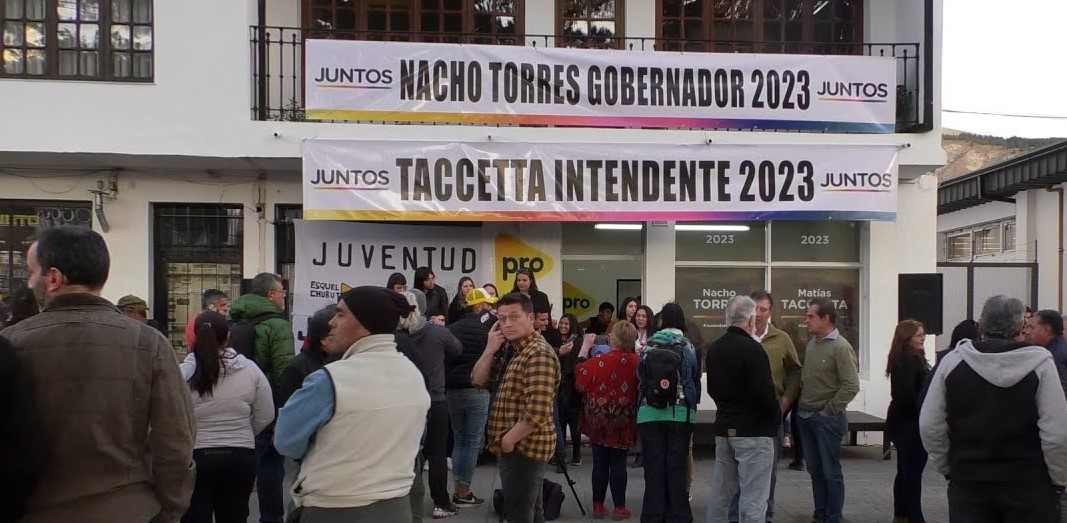 Nacho Torres lanzó una fuerte arenga en Esquel: “Se viene Taccetta intendente 2023 y vamos a ganar la gobernación”