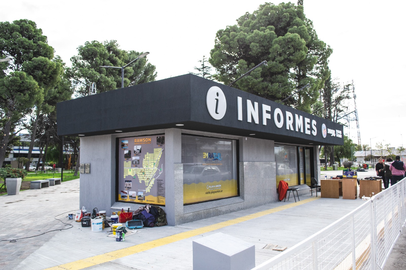 “Es un hecho histórico que vamos a recordar durante muchos años como el nuevo comienzo de Rawson”, dijo Zorrilla sobre la reinauguración de la Plaza Central