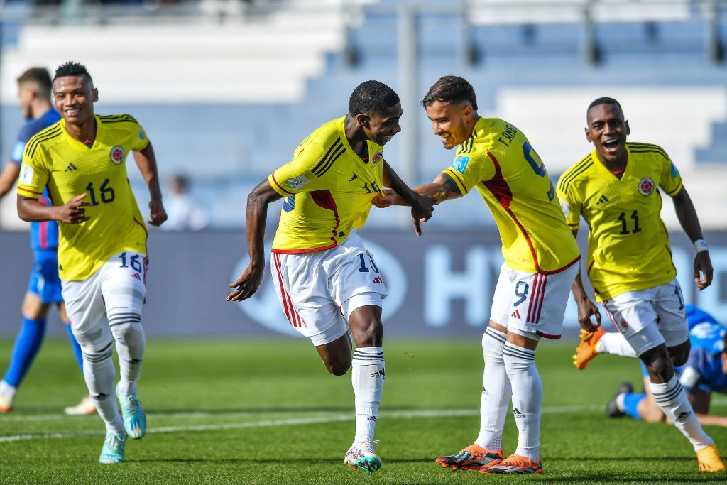 Mundial Sub-20: Colombia goleó a Eslovaquia y avanzó a cuartos de final