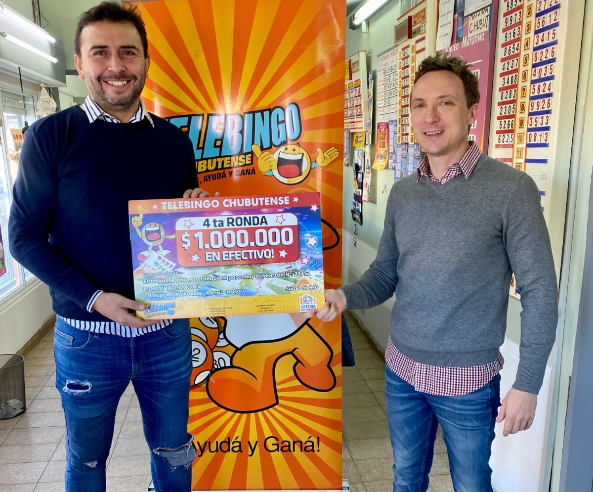 Un jubilado de Chubut se llevó un millón de pesos en el Telebingo de Lotería
