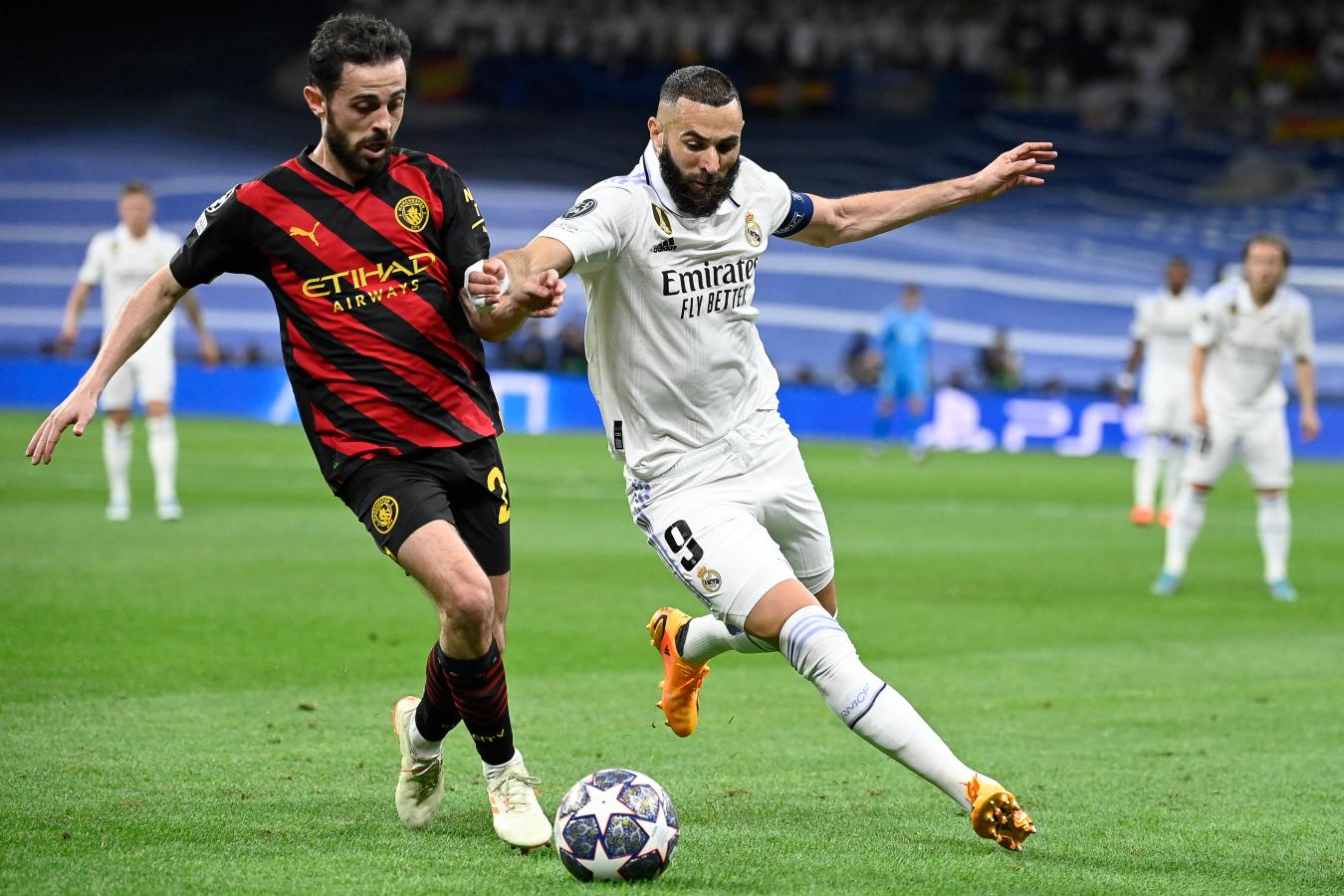 Champions League: Real Madrid y Manchester City quedaron a mano en la ida de las semifinales