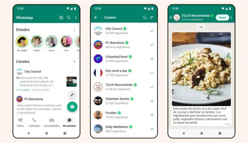 Nueva actualización de WhatsApp: El servicio de mensajería lanzó “canales” de difusión
