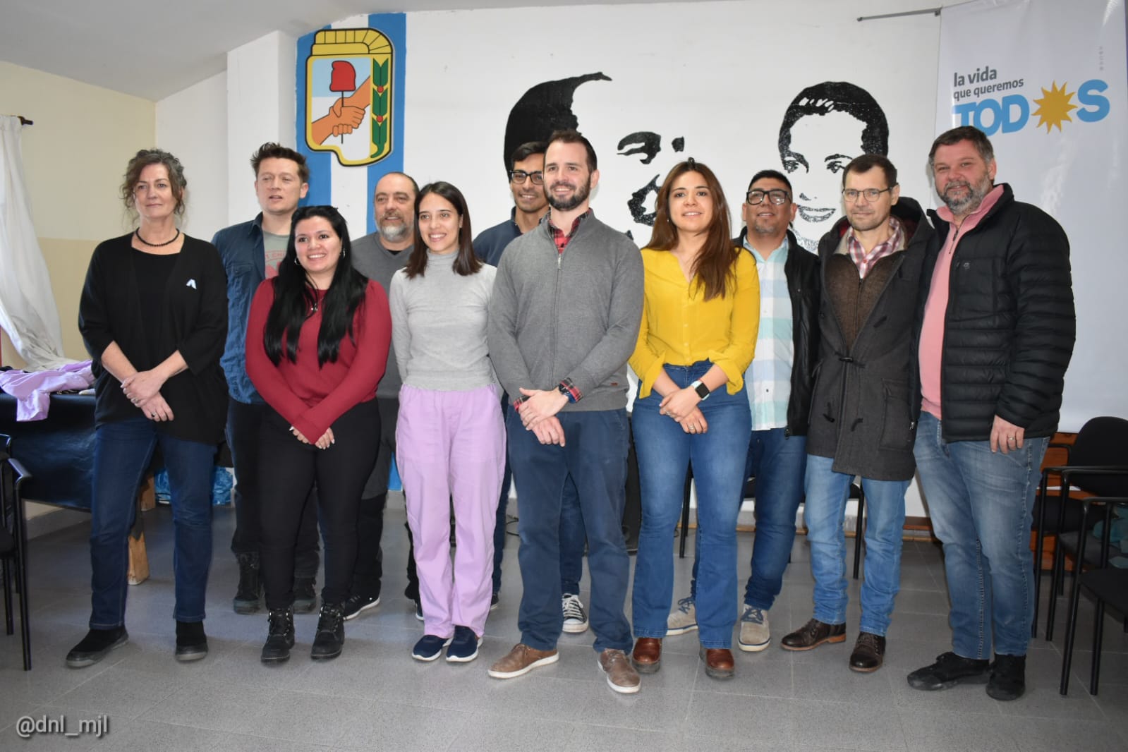 Juan Peralta presentó la lista definitiva de concejales del frente Arriba Chubut en Esquel