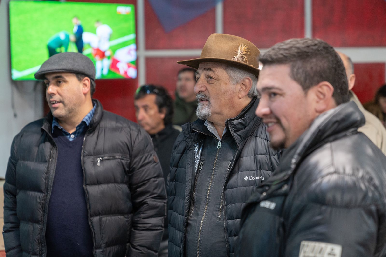Comodoro: Macharashvili y Sampaoli recorrieron el avance de obras del Club Huracán