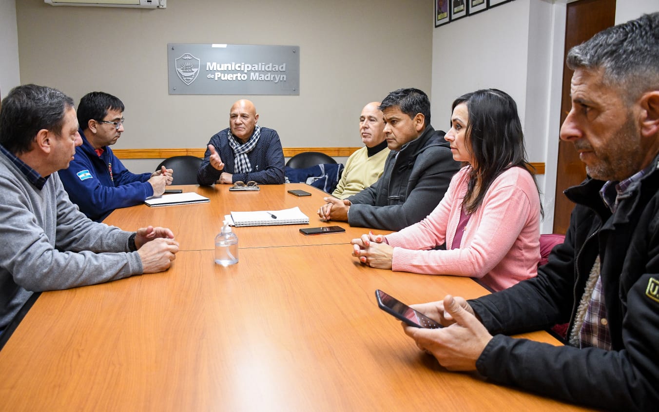 Madryn: Realizaron reunión del COEM ante pronóstico de fuertes vientos