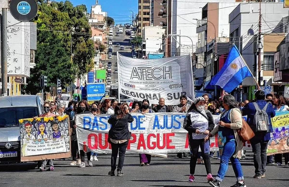 El gremio docente de Chubut inicia seis días de paro