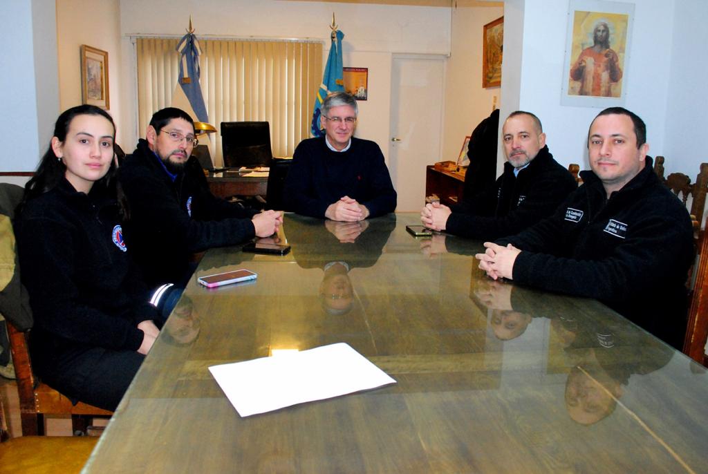 Ongarato se reunió con personal de la Dirección Militar de Asistencia en Emergencias