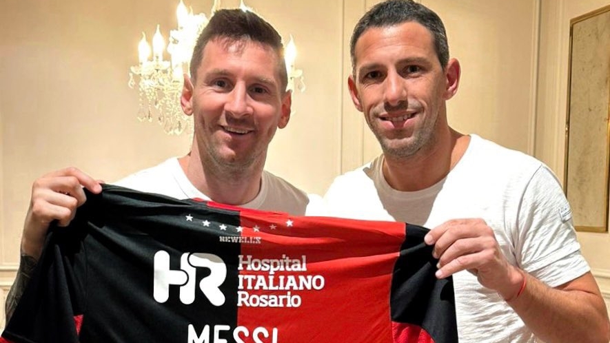 En Newell’s sueñan con ver a Messi en la despedida de Maxi Rodríguez