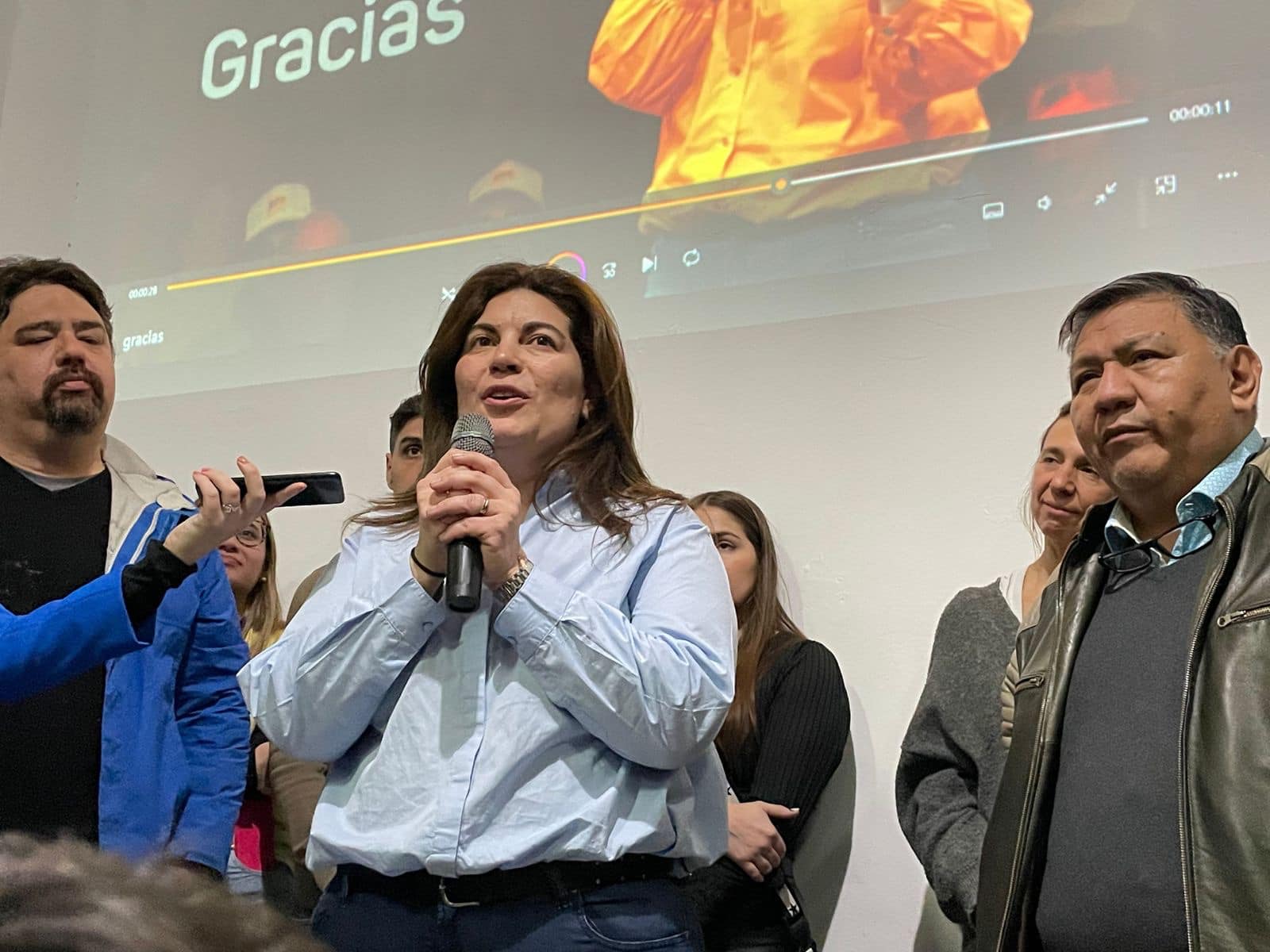 Ana Clara Romero reconoció al equipo de trabajo conformado y aseguró que están “todos juntos, porque representamos el verdadero sentir de Comodoro y Chubut”