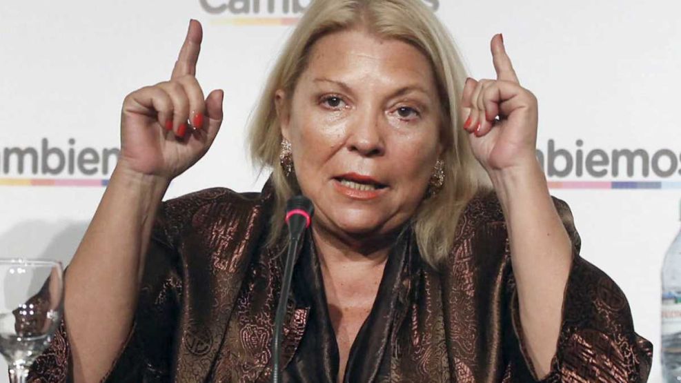 Elisa Carrió evoluciona favorablemente y sería dada de alta en las próximas horas