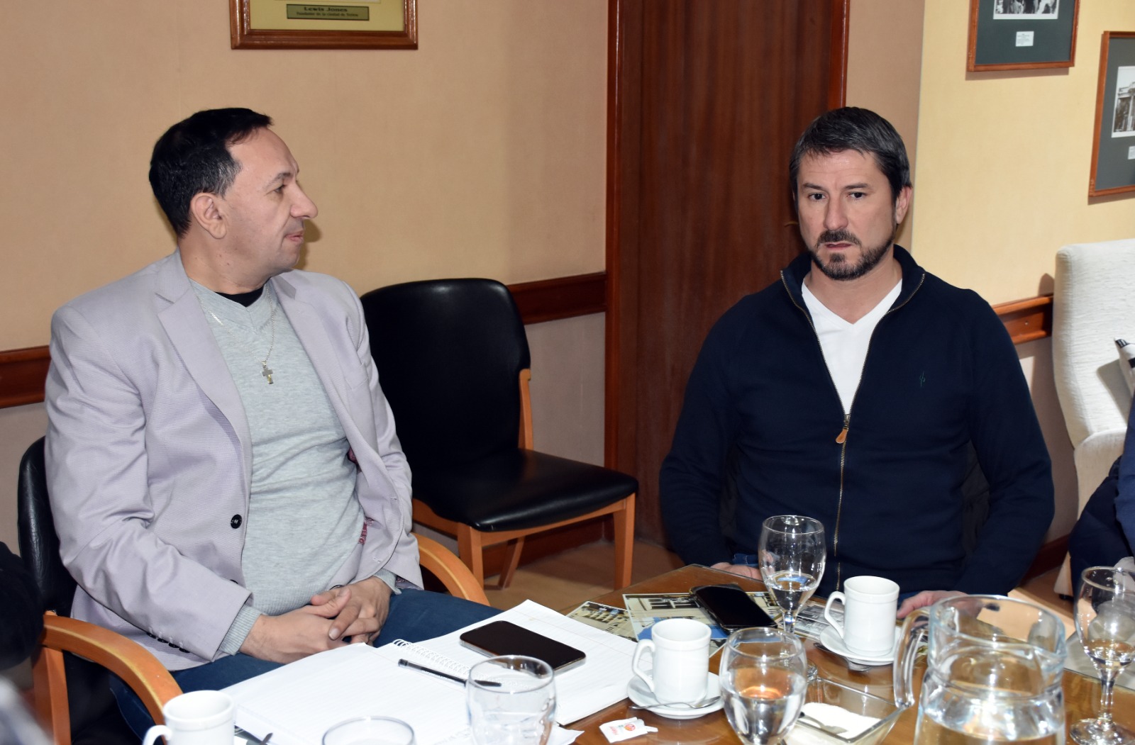 Maderna y Merino dieron el primer paso para la transición y el intendente electo destacó la buena predisposición para brindar información