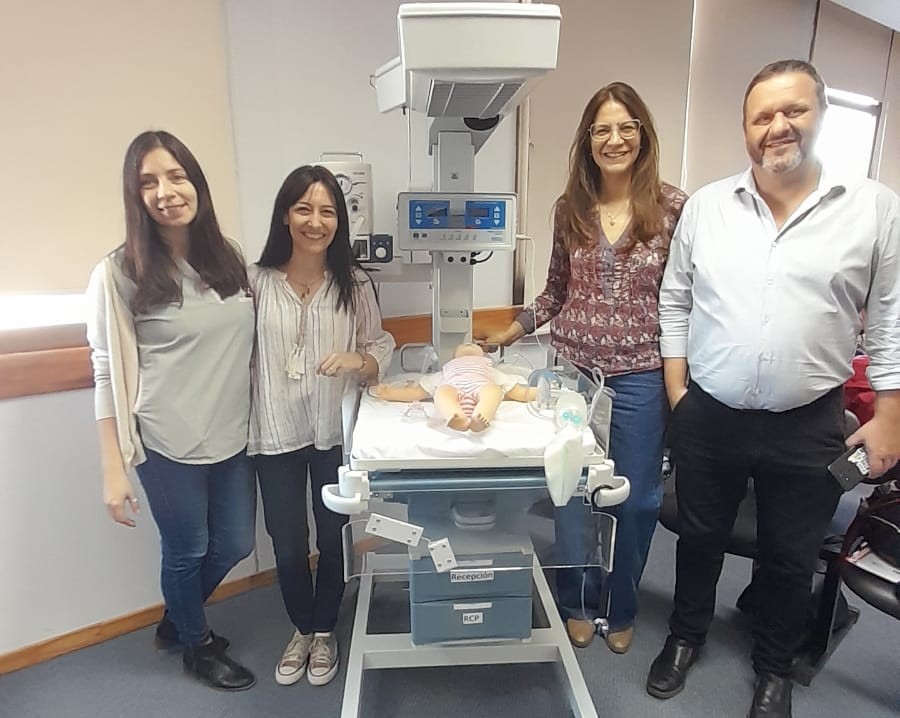 Chubut fue sede de una Capacitación en Estabilización Neonatal para equipos de salud de toda la Patagonia 