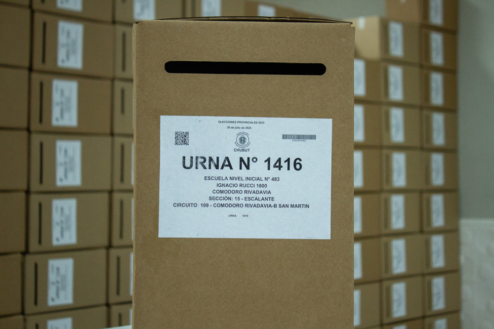Elecciones en Chubut: Hay más de 474.000 personas habilitadas para votar en 1.416 mesas repartidas en 248 escuelas