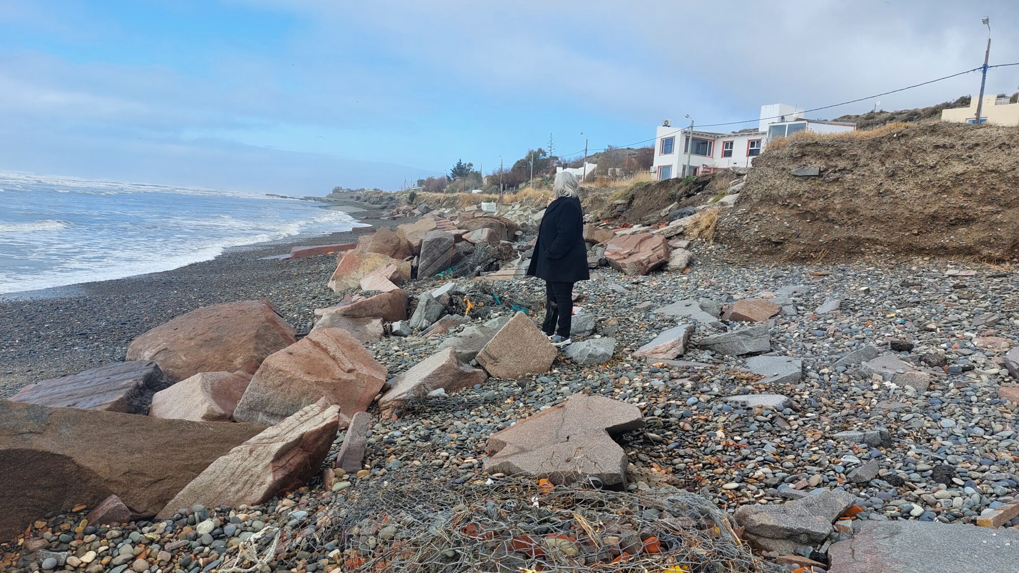 Terenzi solicitó a Nación que declare la emergencia costera y fondos para obras de protección marítima