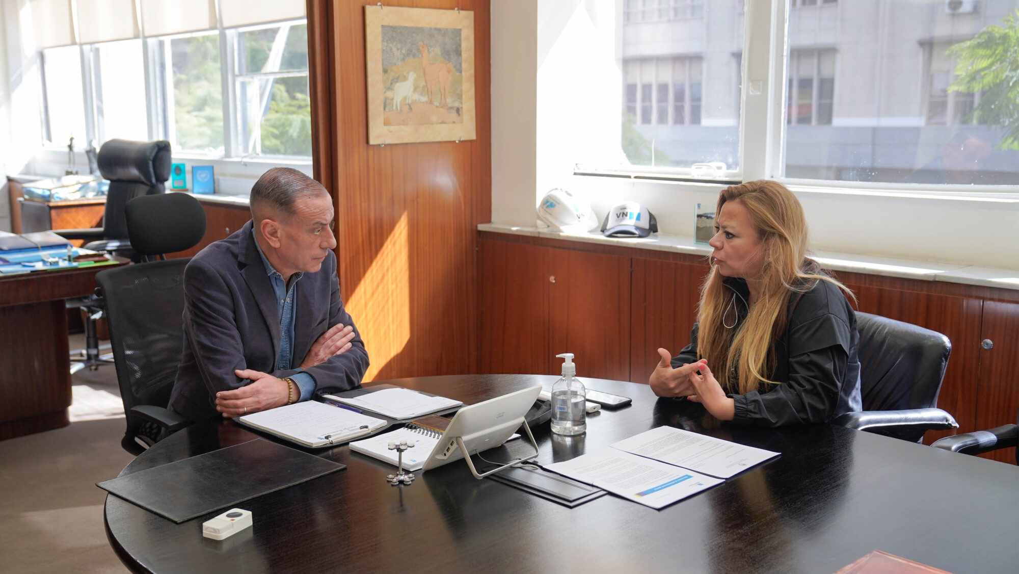 Autoridades provinciales se reunieron con el administrador general de Vialidad Nacional para evaluar la situación de desmoronamiento de la Ruta Nacional N° 3