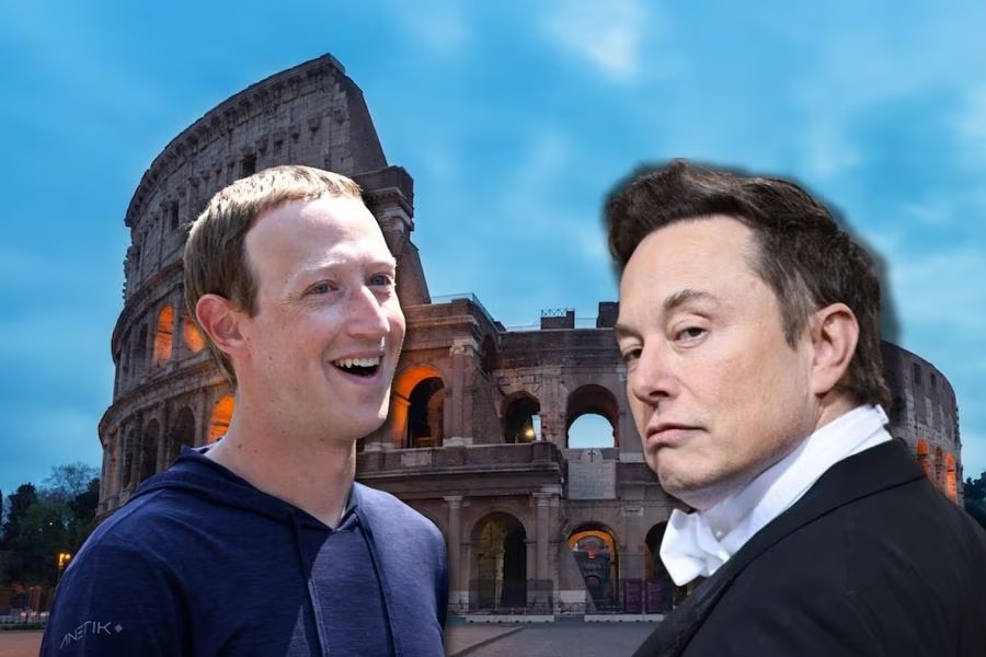 La pelea del siglo: Elon Musk y Mark Zuckerberg podrían pelear en el Coliseo de Roma