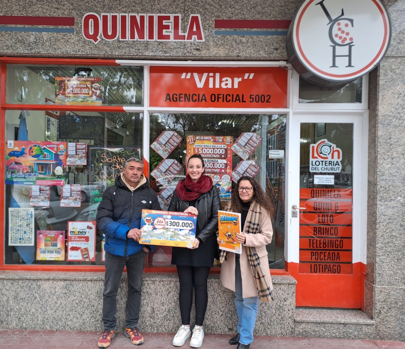 Lotería del Chubut premió a un maquinista con 300 mil pesos