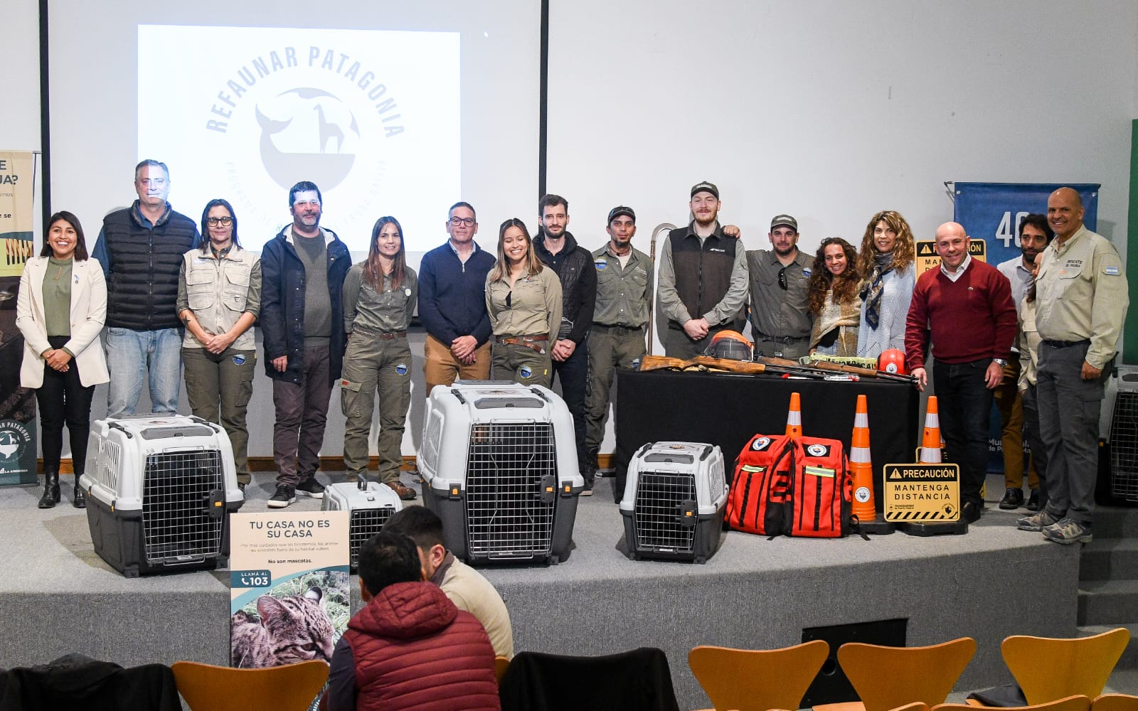 Sastre presentó el programa Refaunar en Puerto Madryn, una propuesta que pone la lupa en la conservación y la biodiversidad