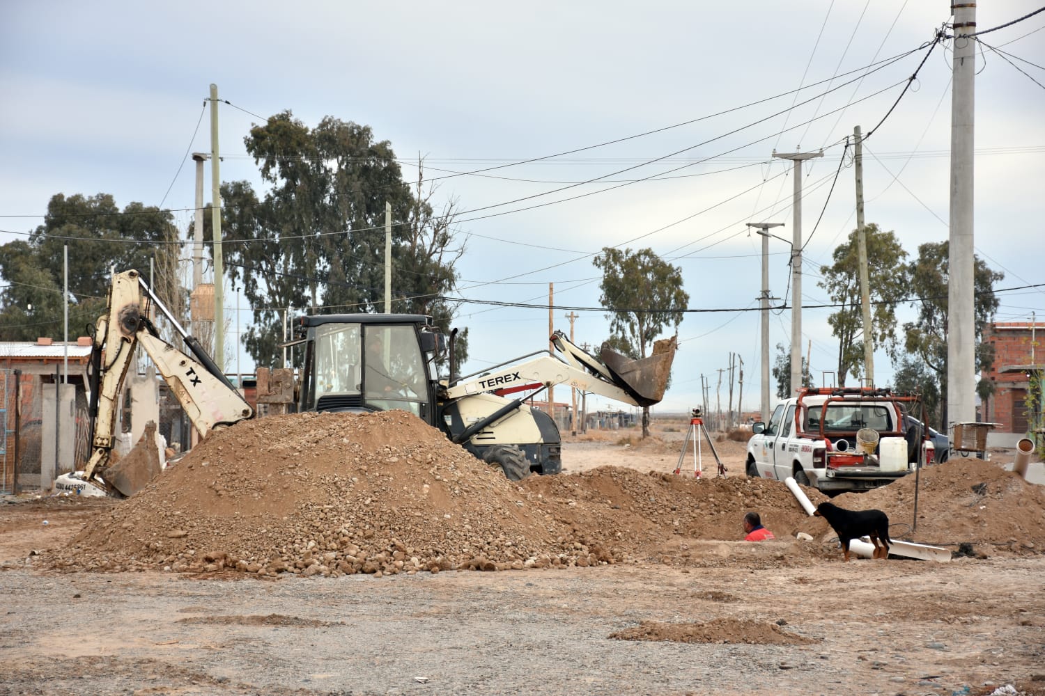 Cáceres pidió al Ejecutivo de Trelew conocer los avances de las obras en los barrios Moreira 3 y 4