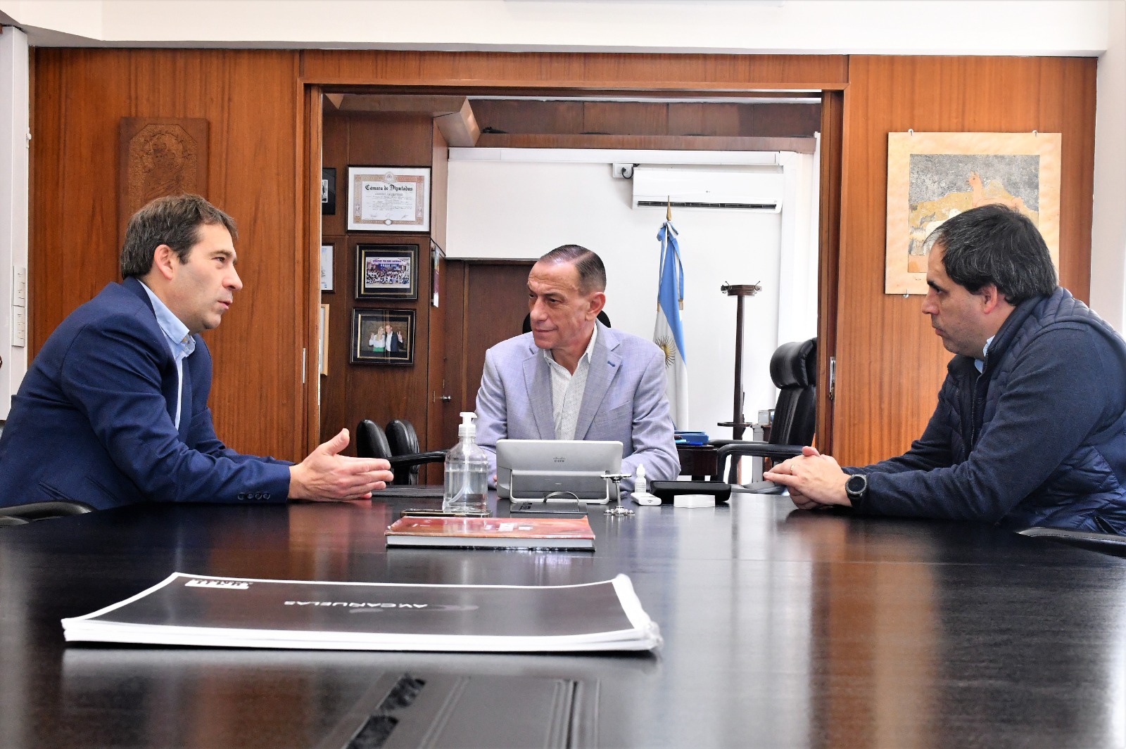 Luque: “Junto con Vialidad Nacional vamos a poner la ruta en funcionamiento antes de lo pensado”