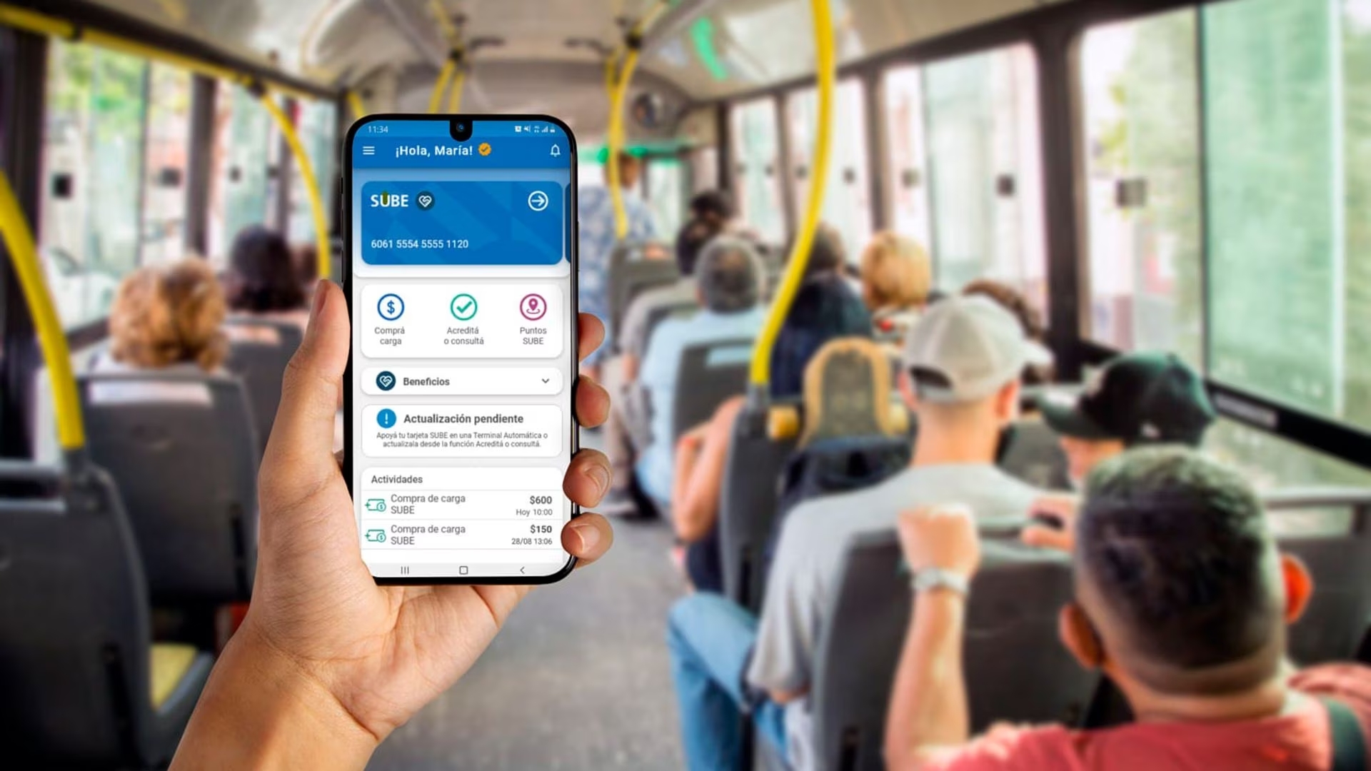 La nueva app SUBE permitirá pagar los viajes con el celular y realizar todas las gestiones