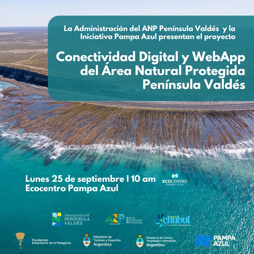 Chubut: El Gobierno junto a Iniciativa Pampa Azul presentan mañana un proyecto de conectividad digital para Península Valdés