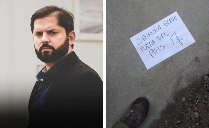 Por las amenazas a la familia de Boric, abrieron en Chile una investigación