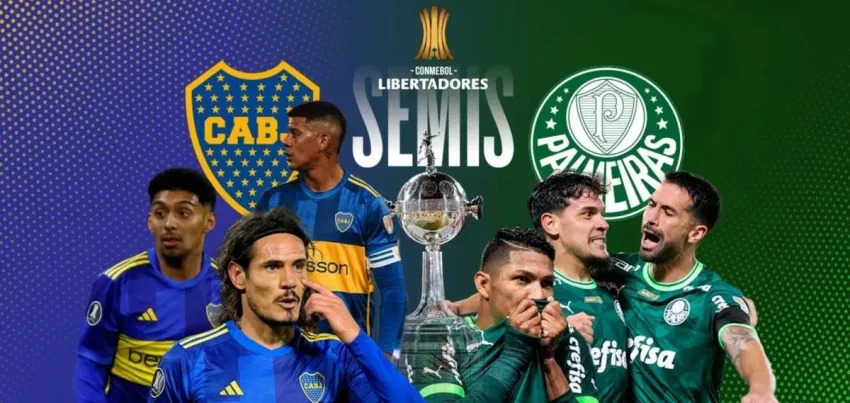 Copa Libertadores: Boca y Palmeiras jugarán la semifinal los jueves 28 de septiembre y 5 de octubre