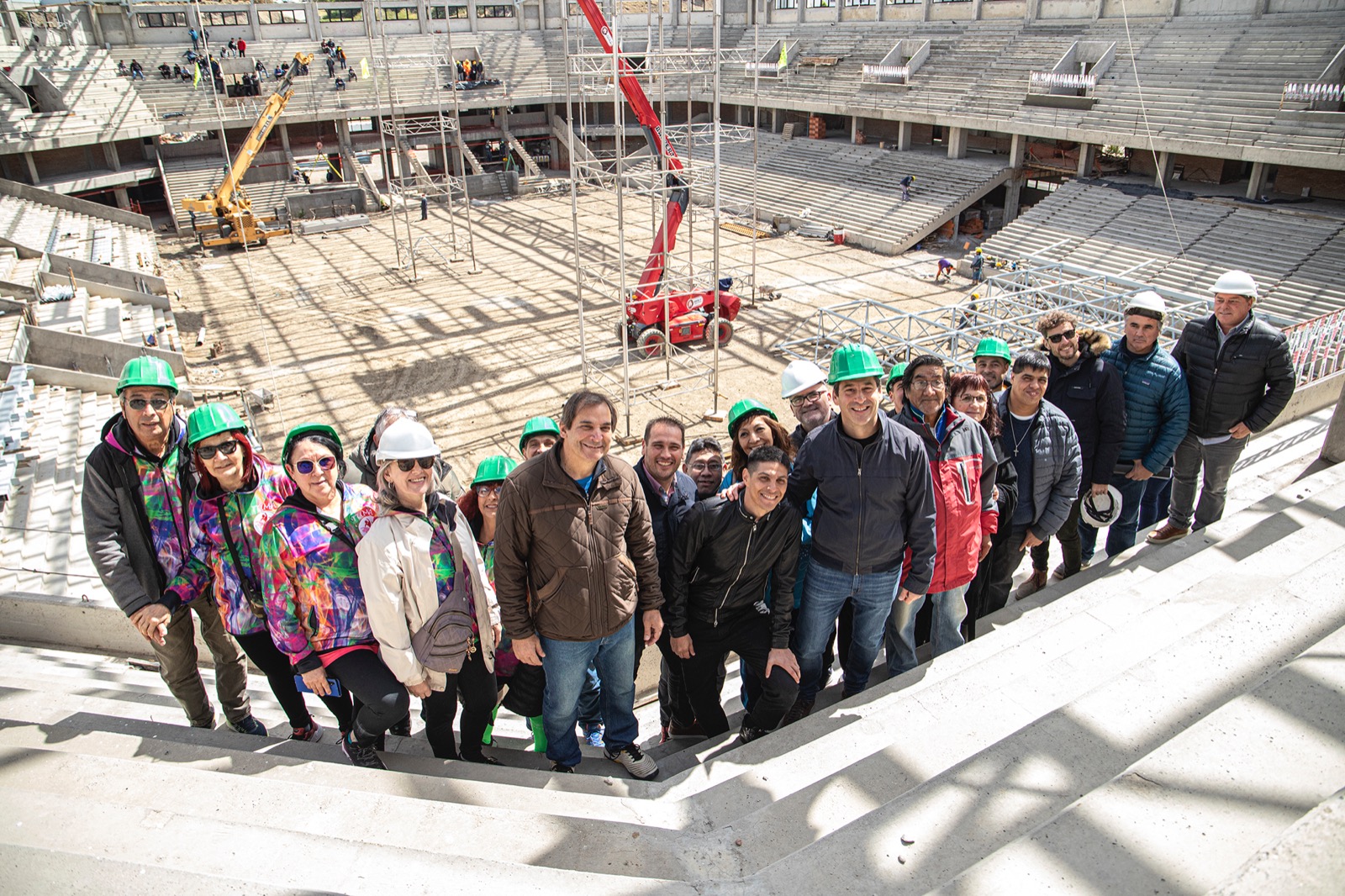 Luque sobre la obra del Estadio Centenario: “Mostramos que hasta los últimos días de mi gestión vamos a trabajar, avanzando y cumpliendo un sueño que Comodoro se merece”
