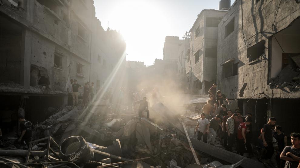 Contraataque de Israel: Más de 338.000 palestinos fueron desplazados de Gaza, según la ONU