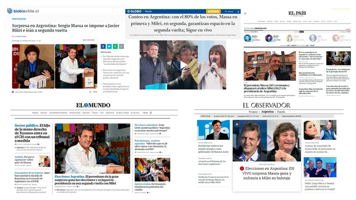 Medios británicos destacan “el triunfo sorpresivo” de Sergio Massa en las elecciones de ayer
