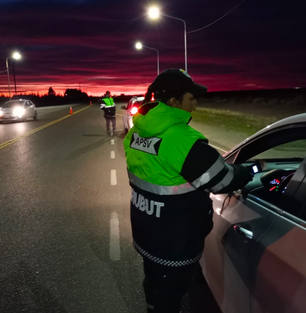 Seguridad Vial en Chubut: Hubo 65 conductores alcoholizados durante el fin de semana y casi la mitad fueron en Trelew