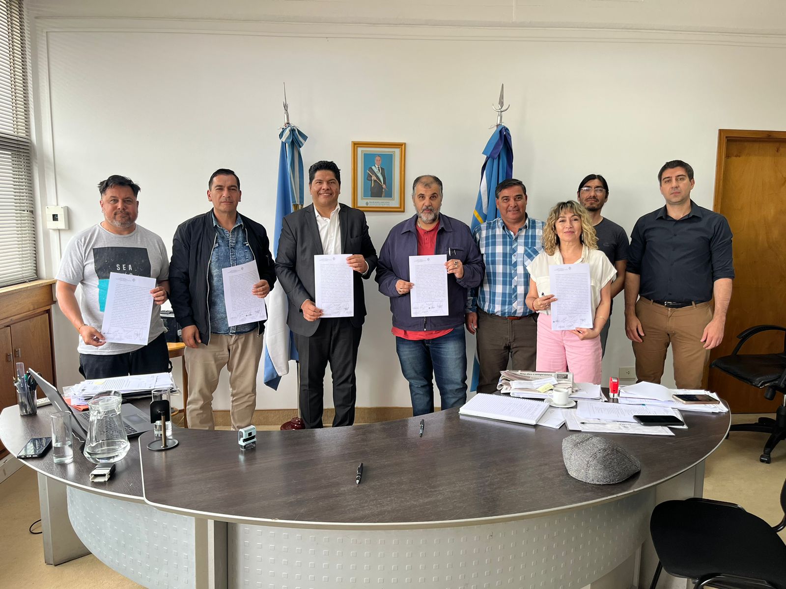 El Gobierno del Chubut avanza con los gremios ATE y UPCN en la implementación del nuevo CCT