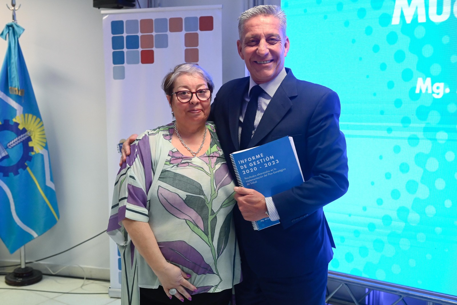 Arcioni y Monasterolo presentaron el balance de gestión de la cartera sanitaria en el período 2020-2023