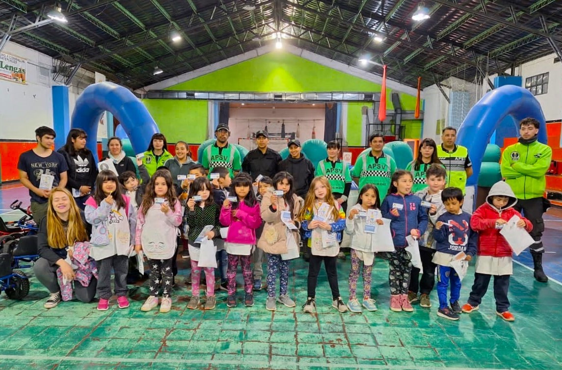 El Gobierno Provincial llevó el ‘Parque Temático Vial Itinerante’ a Río Pico y a Atilio Viglione